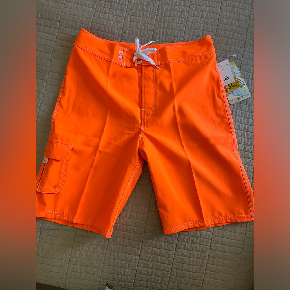 Beach Rays Orange Male Size 29 Trunks